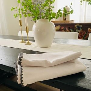 Threshold stitch edge window panel 84”